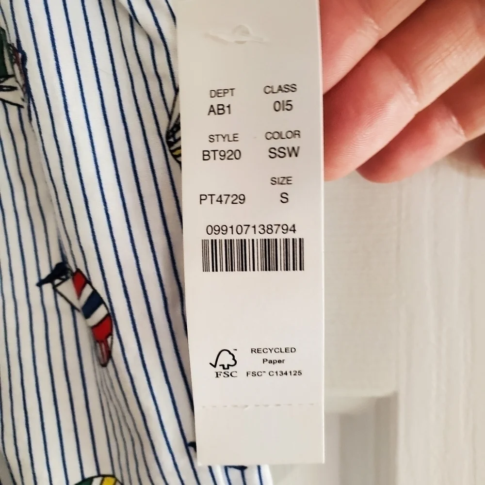 J. Crew Printed boxers in Boat print size Small